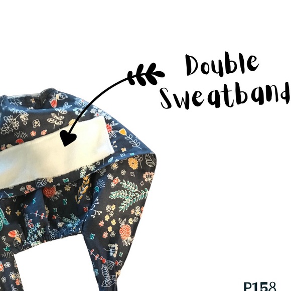 NEW Nurse Cap w. Sweatband + free mask extender - Picture 3 of 6